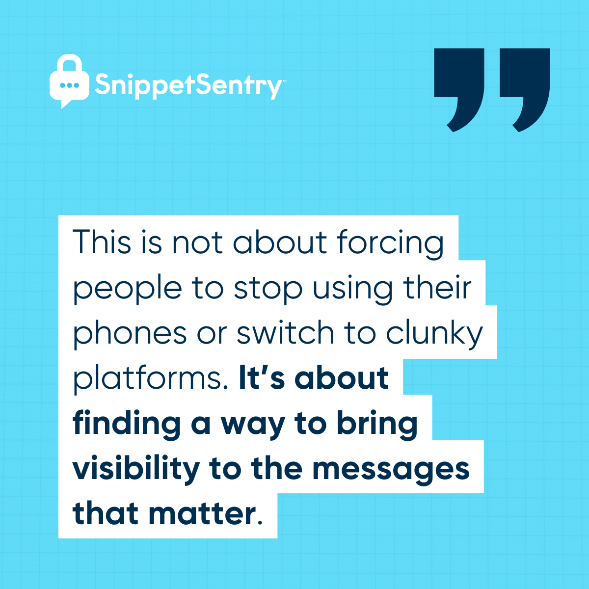 regulated industry Messaging Visibility for Public Sector
